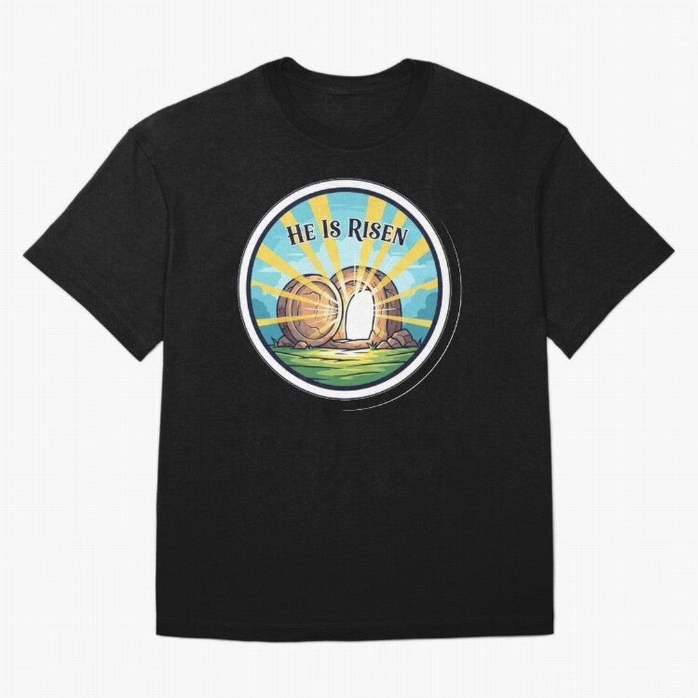 He Is Risen Indeed Easter Faith Sticker Oversized T-Shirt Feel FIFA World Cup 2026 for Fans of Neymar and France, Bringing Sports Nostalgia, International Competition, Famous Players and Unforgettable Victories; Ideal for Passionate Fans Who Love