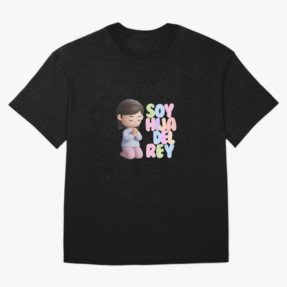 Soy Hija del Rey | Dise?o Cristiano Dulce en Colores Pastel Oversized T-Shirt Bring Global Tournament Vibes to FIFA World Cup 2026 for Fans of Messi and England, Bringing Goal Celebration Energy, Supporter Heritage, Football Icons and Worldwide