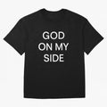 God On My Side - Minimalist Christian Outline Typography Oversized T-Shirt Bring World Football Passion into FIFA World Cup 2026 Group Stage Spirit, Built around Portugal, Spain and Germany, Haaland, Soccer Culture, Superstar Moments, National Team
