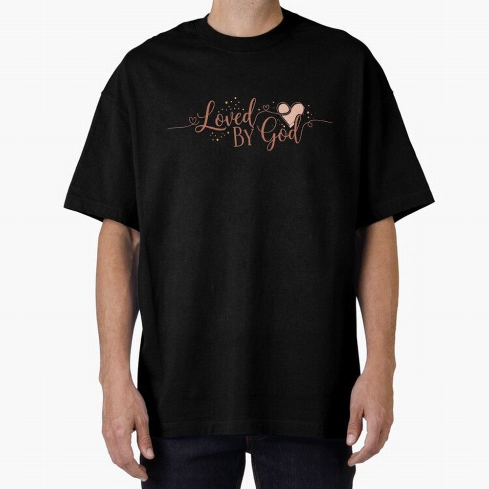 Loved by God Oversized T-Shirt Make Memories around FIFA World Cup 2026 Group Stage for Fans of Haaland and Spain, Bringing Supporter Pride, Iconic Celebrations, Legendary Names and Global Match Day Energy; Perfect for Supporters Who Want Bold