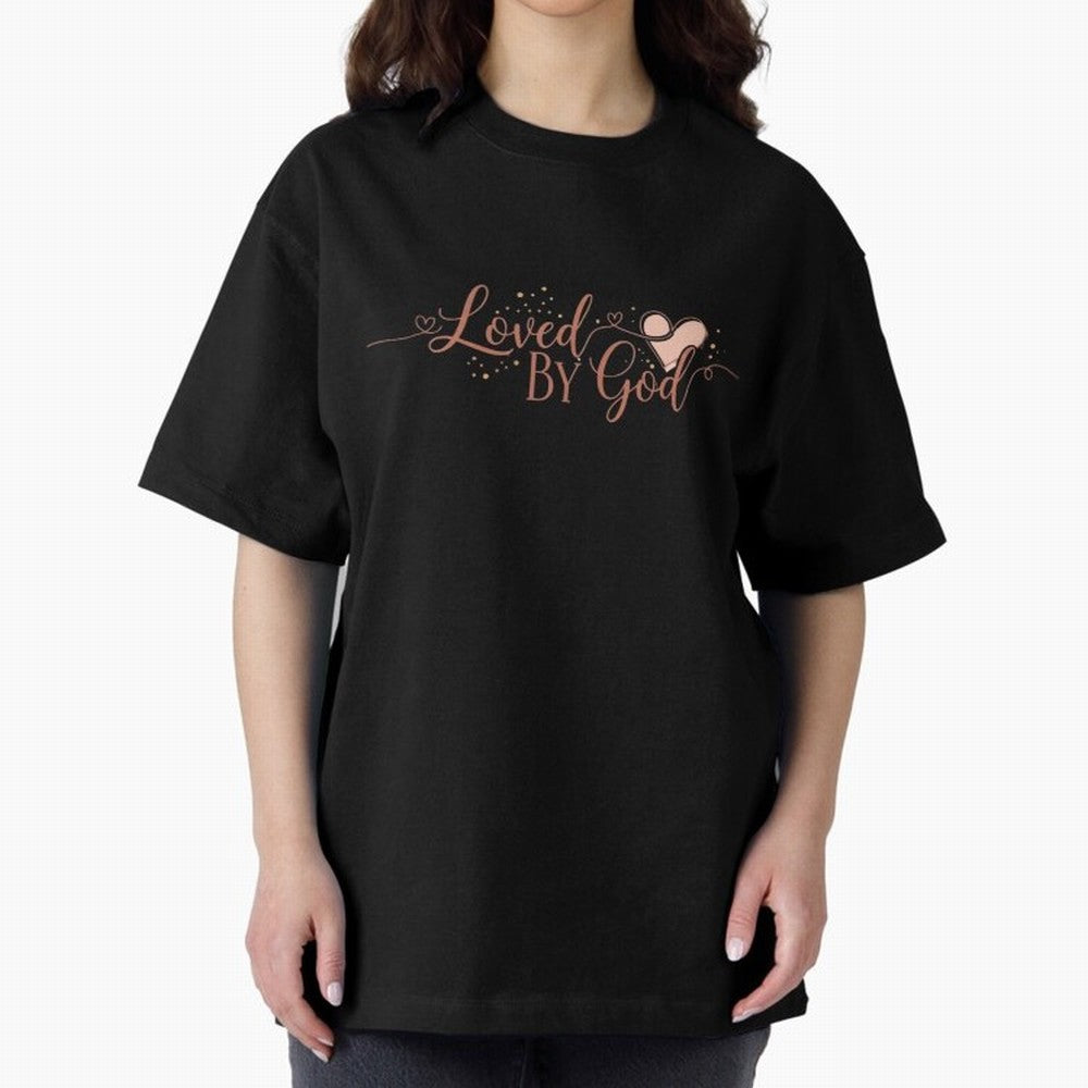 Loved by God Oversized T-Shirt Make Memories around FIFA World Cup 2026 Group Stage for Fans of Haaland and Spain, Bringing Supporter Pride, Iconic Celebrations, Legendary Names and Global Match Day Energy; Perfect for Supporters Who Want Bold