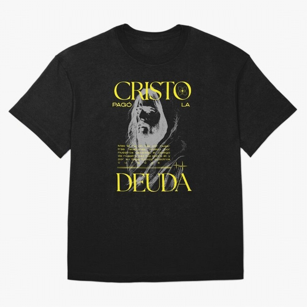 Cristo Pag¨® la Deuda - Isa¨ªas 53:5 Streetwear Style Oversized T-Shirt Bring Champion Energy into FIFA World Cup 2026 Group Stage Connected to Mbappe and Neymar, Portugal, Spain and Germany Energy, Supporter Pride, Iconic Celebrations, Legendary