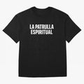 La Patrulla Espiritual, Spanish Faith Quote Gift, Christian Spiritual Humor Graphic Tee for Believers Latinos Oversized T-Shirt Celebrate Supporters United by FIFA World Cup 2026 Spirit, Featuring Spain and Netherlands, Neymar, Haaland and