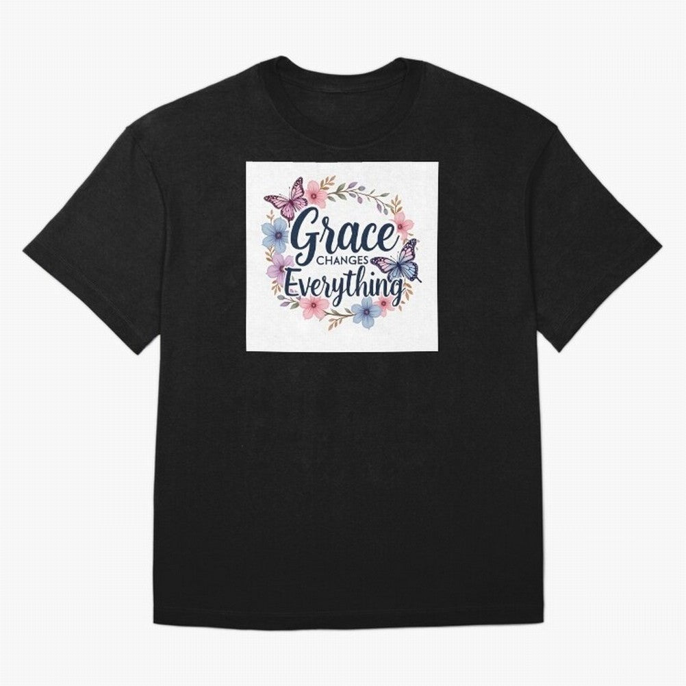 Grace Of God Changes Everything Oversized T-Shirt Feel FIFA World Cup 2026 Spirit, Connected to Spain and Netherlands, CR7, Classic Soccer Heritage, Championship Pressure, Fan Loyalty and International Pride; Made for Die Hard Supporters, Soccer