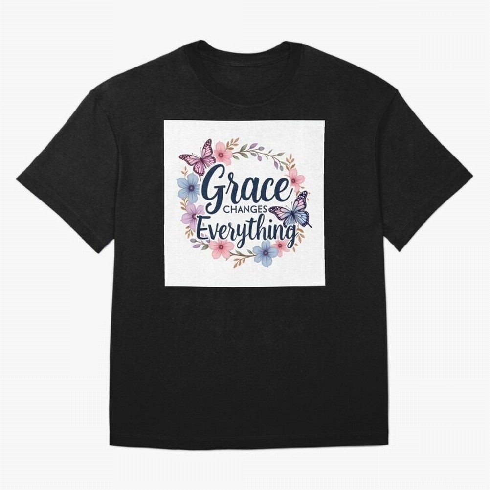 Grace Changes Everything T Shirt Oversized T-Shirt Elevate Global Football Passion for FIFA World Cup 2026 USA Canada Mexico, Centered on Haaland, France and Portugal, Vintage Soccer Flavor, Modern Football Stars, National Flags and Final Night