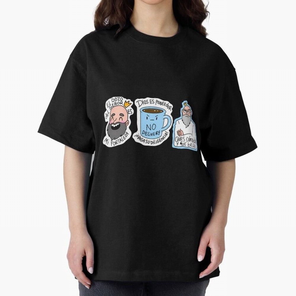 El Gozo Del Seor Es Mi Fortaleza Recuerda Que Dios Es Proveedor No Delivery Oversized T-Shirt Show Up for the Glory of FIFA World Cup 2026 Group Stage Highlighting CR7 and Messi, Argentina and Brazil Energy, Match Day Excitement, Supporter Culture,