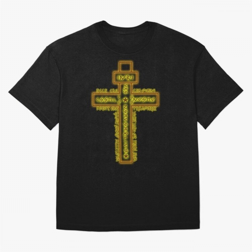 Cruz del Santo Padre Benito Color Oversized T-Shirt Embrace Match Day Hype around FIFA World Cup 2026 USA Canada Mexico, Cristiano Ronaldo, Portugal, Football History, Final Match Energy, Crowd Noise and Once in a Lifetime Moments; Ideal for Fans