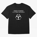 Odio Eterno al F¨²tbol Moderno [White Design] Oversized T-Shirt Join Match Day Hype around FIFA World Cup 2026, Haaland and Mbappe, England, Championship Spirit, Famous Goals, Roaring Crowds and International Football Unity; Built for Supporters