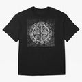 Medalla de San Benito Back Relieve Oversized T-Shirt Bring Home FIFA World Cup 2026 Group Stage Spirit, Made for Brazil, Cristiano Ronaldo, Haaland and CR7, Tournament Hype, Historic Matchups, Family Viewing Parties and Global Sports Pride; Great