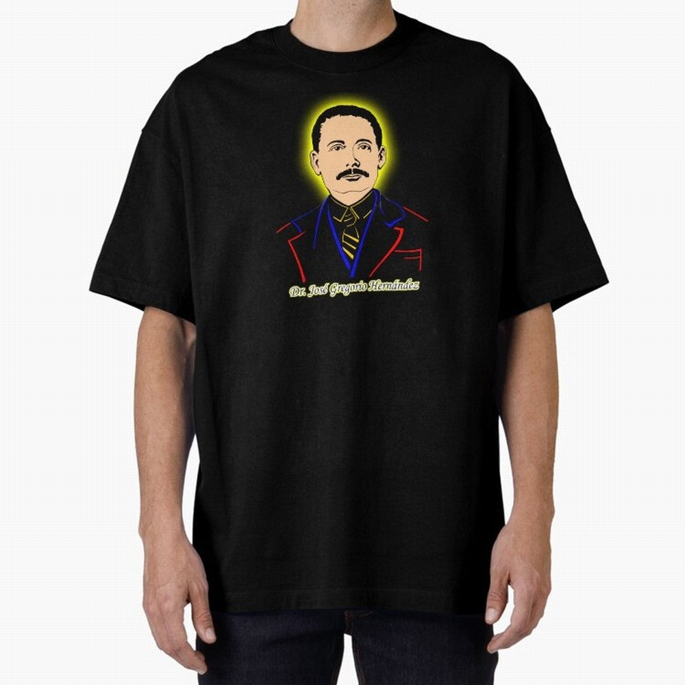 Dr. jose gregorio hernandez colores Oversized T-Shirt Celebrate Global Football Passion for FIFA World Cup 2026, with CR7 and Messi, Germany, Global Supporter Spirit, Legendary Goals, National Colors and Tournament Celebration; Great for Supporters