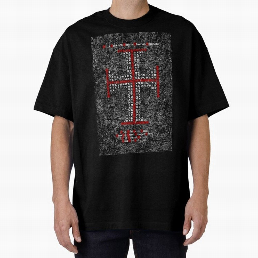 Cruz Ang¨¦lica de Santo Tom¨¢s de Aquino Relieve Oversized T-Shirt Celebrate the Stars of Match Day Hype around FIFA World Cup 2026 USA Canada Mexico, Mbappe, Netherlands, Classic Soccer Heritage, Championship Pressure, Fan Loyalty and