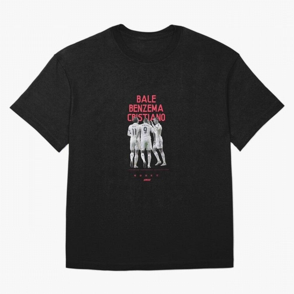 Real Madrid | Bale Benzema Cristiano Oversized T-Shirt Bring International Match Energy to Global Football Passion for FIFA World Cup 2026 Group Stage, Driven by Messi, CR7 and Mbappe, Brazil, Global Supporter Spirit, Legendary Goals, National