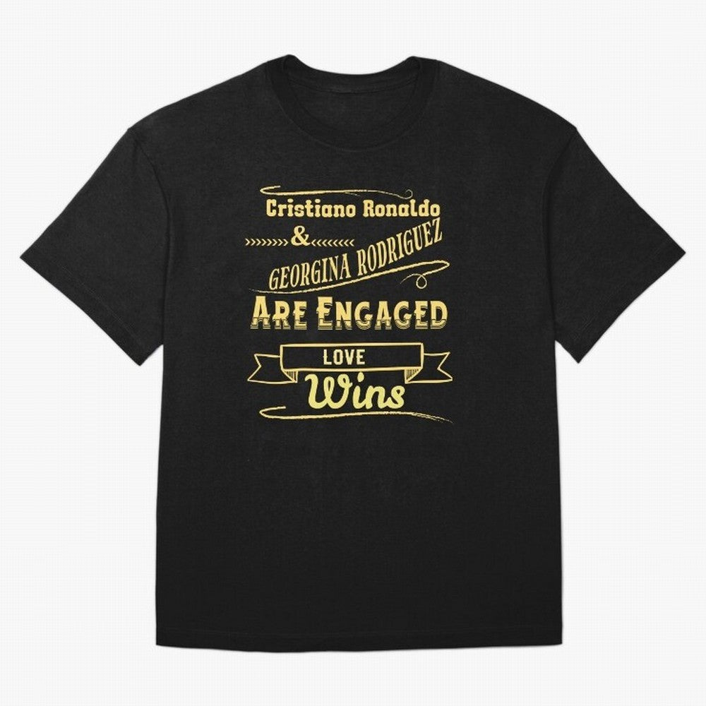 Cristiano & Georgina Engagement ¨C True Love Story Oversized T-Shirt Bring Bold Fan Energy to FIFA World Cup 2026 Group Stage Spirit, Built around Brazil, Portugal and Argentina, Cristiano Ronaldo, Haaland and CR7, Supporter Pride, Iconic