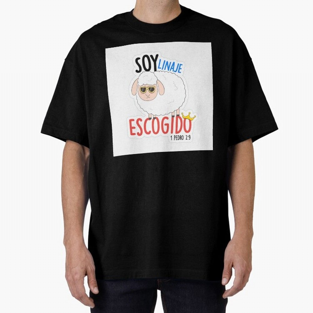 Soy Linaje Escogido - Sticker Cristiano Oversized T-Shirt Carry FIFA World Cup 2026 for Fans of CR7 and Messi and Portugal, Bringing Football History, Final Match Energy, Crowd Noise and Once in a Lifetime Moments; Ideal for Fans Who Follow Messi,