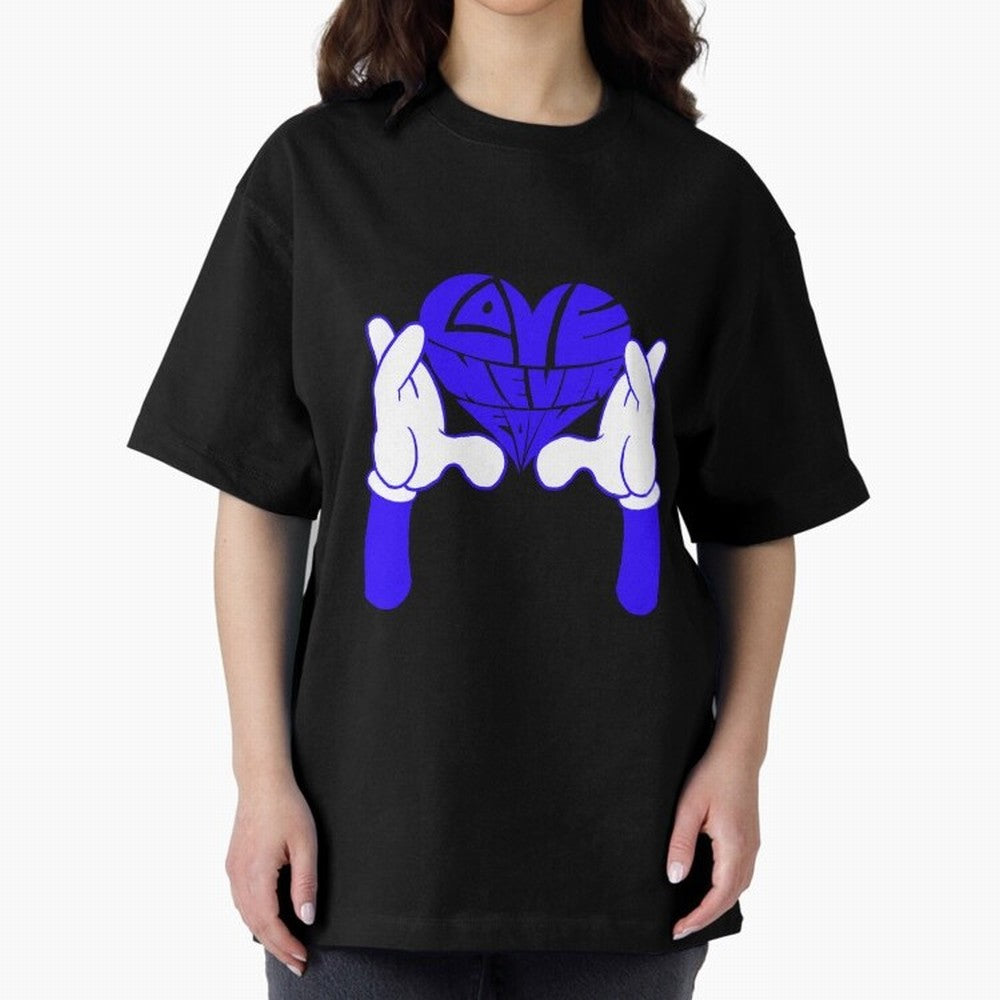 Love Never Fails ¨C Heart Calligram Oversized T-Shirt Feel the Roar of the FIFA World Cup 2026 Journey through Messi, Neymar and Mbappe Highlights, France Pride, Soccer Culture, Superstar Moments, National Team Dreams and Competitive Fire; Great