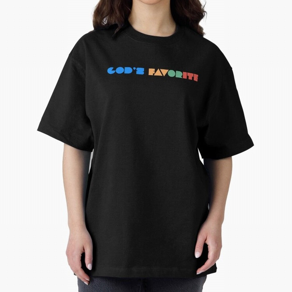 God's Favorite Oversized T-Shirt Show Your Love for FIFA World Cup 2026 Group Stage Featuring Cristiano Ronaldo, Argentina, France and Brazil Energy, Sports Nostalgia, International Competition, Famous Players and Unforgettable Victories; Perfect