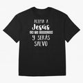 Acepta a Jes¨²s en tu Corazon Mensaje Cristianos Dios Spanish Oversized T-Shirt Relive the Noise and Pride of Global Football Passion for FIFA World Cup 2026 Group Stage, Centered on Neymar, Haaland and Cristiano Ronaldo, Spain, Football Festival