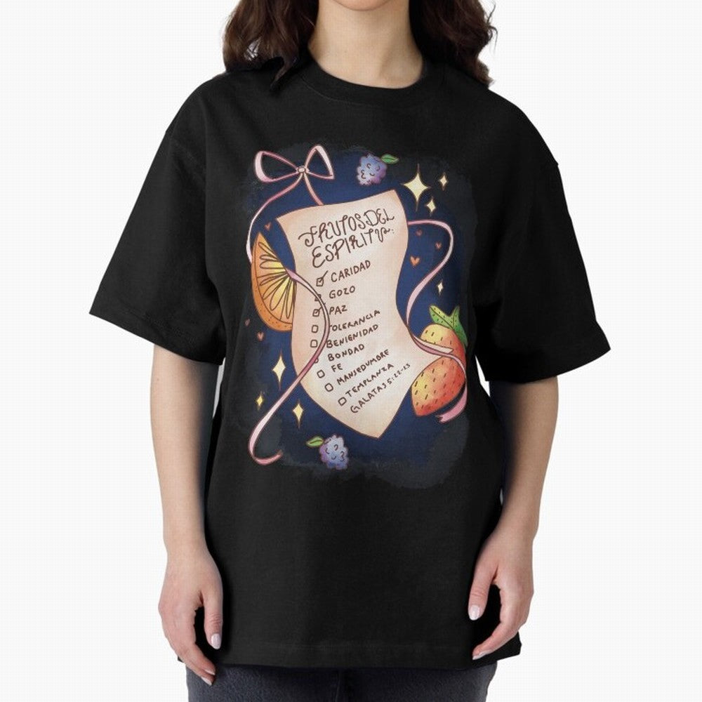 Chrisitian Frutos del Espiritu, Cristiano, Iglesia, Religioso Oversized T-Shirt Mark FIFA World Cup 2026 Spirit, Inspired by Argentina, France and Brazil, Messi and Cristiano Ronaldo, Football Passion, Legendary Performances, Festival Vibes and