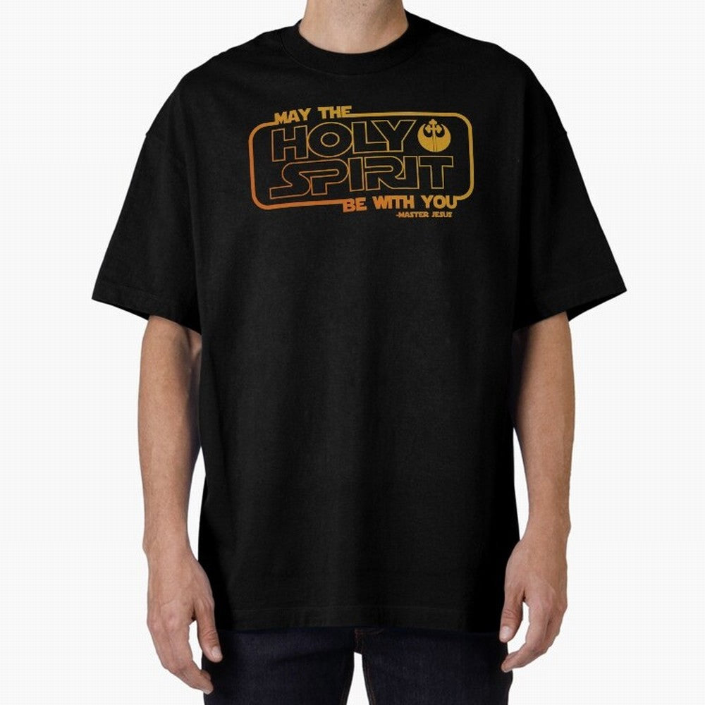 May the Holy Spirit Be with you Oversized T-Shirt Support the Legends of FIFA World Cup 2026 Group Stage Centered on Haaland and Mbappe, England, France and Netherlands Energy, Championship Spirit, Famous Goals, Roaring Crowds and International
