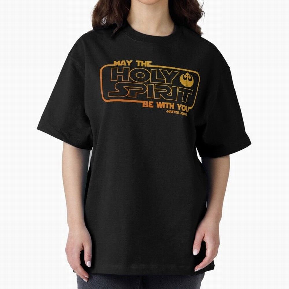 May the Holy Spirit Be with you Oversized T-Shirt Support the Legends of FIFA World Cup 2026 Group Stage Centered on Haaland and Mbappe, England, France and Netherlands Energy, Championship Spirit, Famous Goals, Roaring Crowds and International