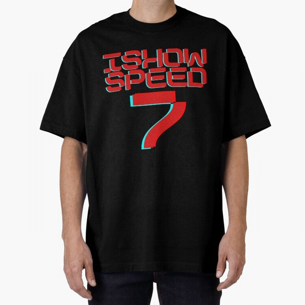Ishowspeed Oversized T-Shirt Bring Global Tournament Vibes to Match Day Hype around FIFA World Cup 2026, Messi and Cristiano Ronaldo, France and Portugal, Match Day Excitement, Supporter Culture, Golden Goals and Global Football Passion; Ideal for