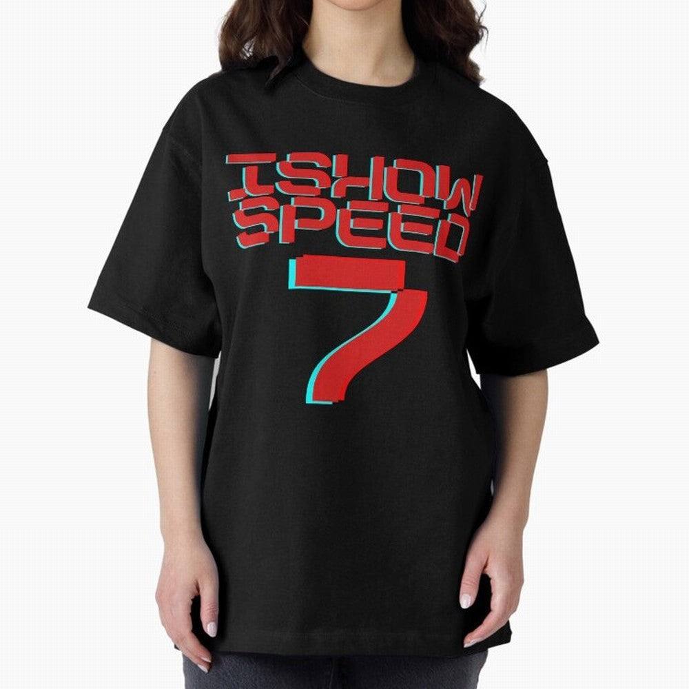 Ishowspeed Oversized T-Shirt Bring Global Tournament Vibes to Match Day Hype around FIFA World Cup 2026, Messi and Cristiano Ronaldo, France and Portugal, Match Day Excitement, Supporter Culture, Golden Goals and Global Football Passion; Ideal for