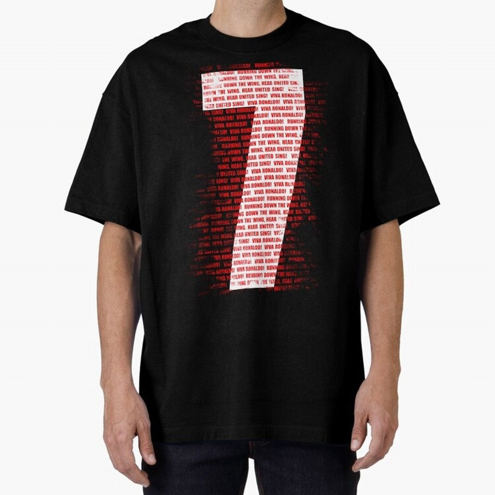 Viva Ronaldo - Chant - Number 7 Oversized T-Shirt Refresh the FIFA World Cup 2026 Group Stage Journey through CR7 and Messi Highlights, Germany Pride, Stadium Chants, National Pride, Trophy Dreams and Unforgettable Football Memories; Ideal for Fans