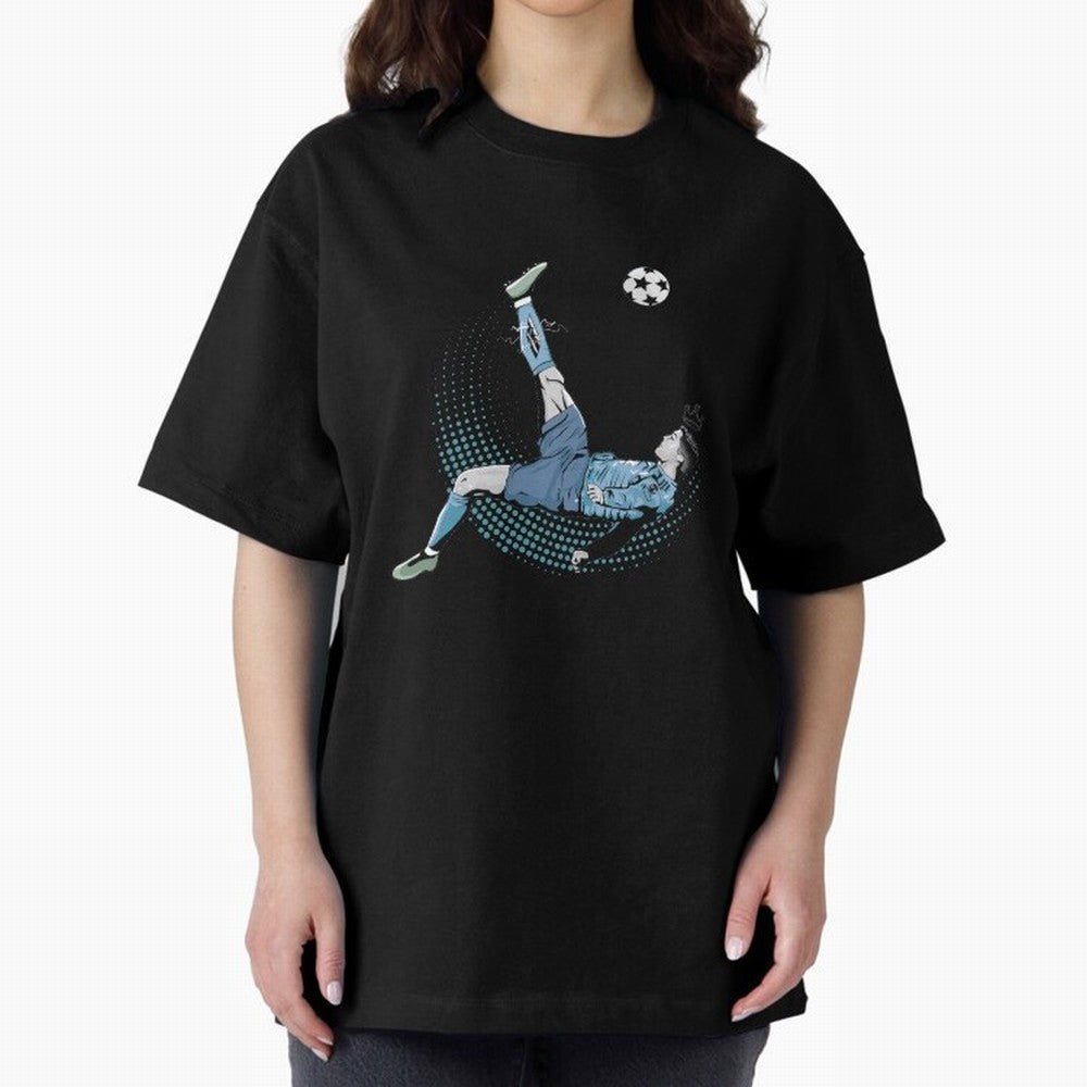 CR7 The Machine Oversized T-Shirt Relive Global Football Passion for FIFA World Cup 2026 Group Stage, Highlighting Mbappe and Neymar, Brazil, Soccer Culture, Superstar Moments, National Team Dreams and Competitive Fire; Perfect for People Who Love