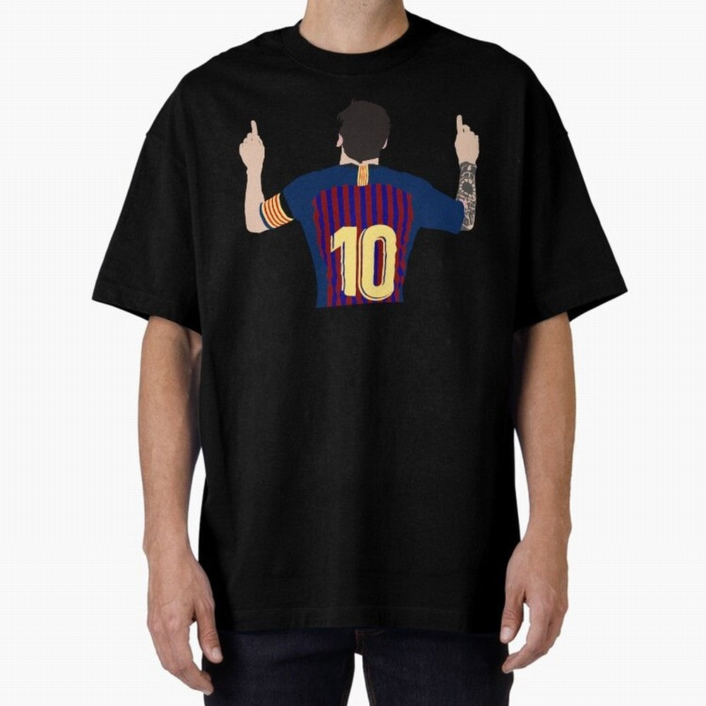 Lionel Messi Iconic Goal Celebration #o44 Oversized T-Shirt Celebrate Global Passion for FIFA World Cup 2026 USA Canada Mexico Spirit, Filled with Netherlands, Cristiano Ronaldo, Global Supporter Spirit, Legendary Goals, National Colors and