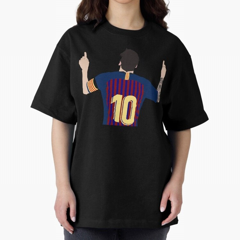 Lionel Messi Iconic Goal Celebration #o44 Oversized T-Shirt Celebrate Global Passion for FIFA World Cup 2026 USA Canada Mexico Spirit, Filled with Netherlands, Cristiano Ronaldo, Global Supporter Spirit, Legendary Goals, National Colors and