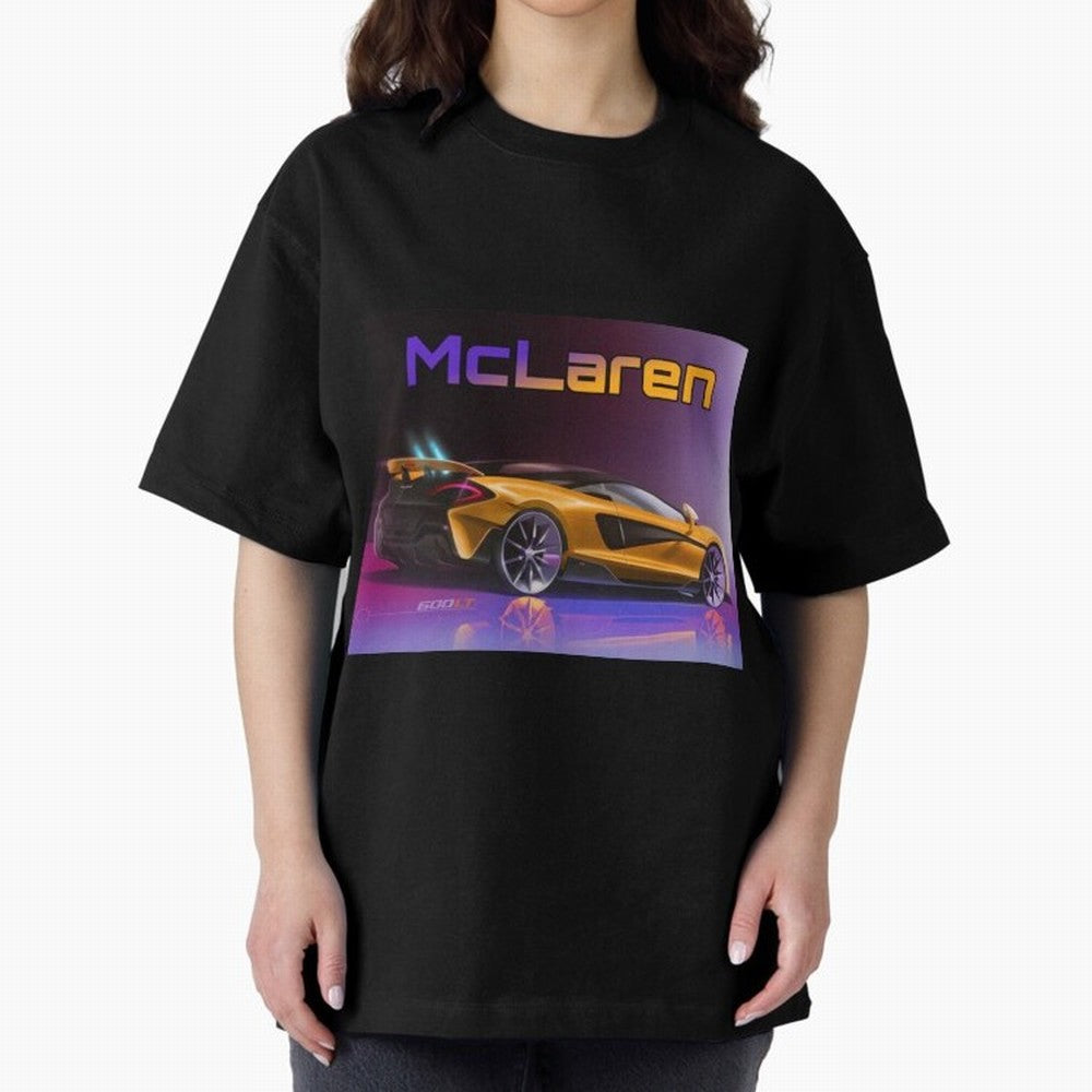 Mclaren in Gradient Metallic Color Oversized T-Shirt Carry the Dream of FIFA World Cup 2026 Spirit, Built around England, Haaland, Tournament Hype, Historic Matchups, Family Viewing Parties and Global Sports Pride; Created for Match Day Parties,