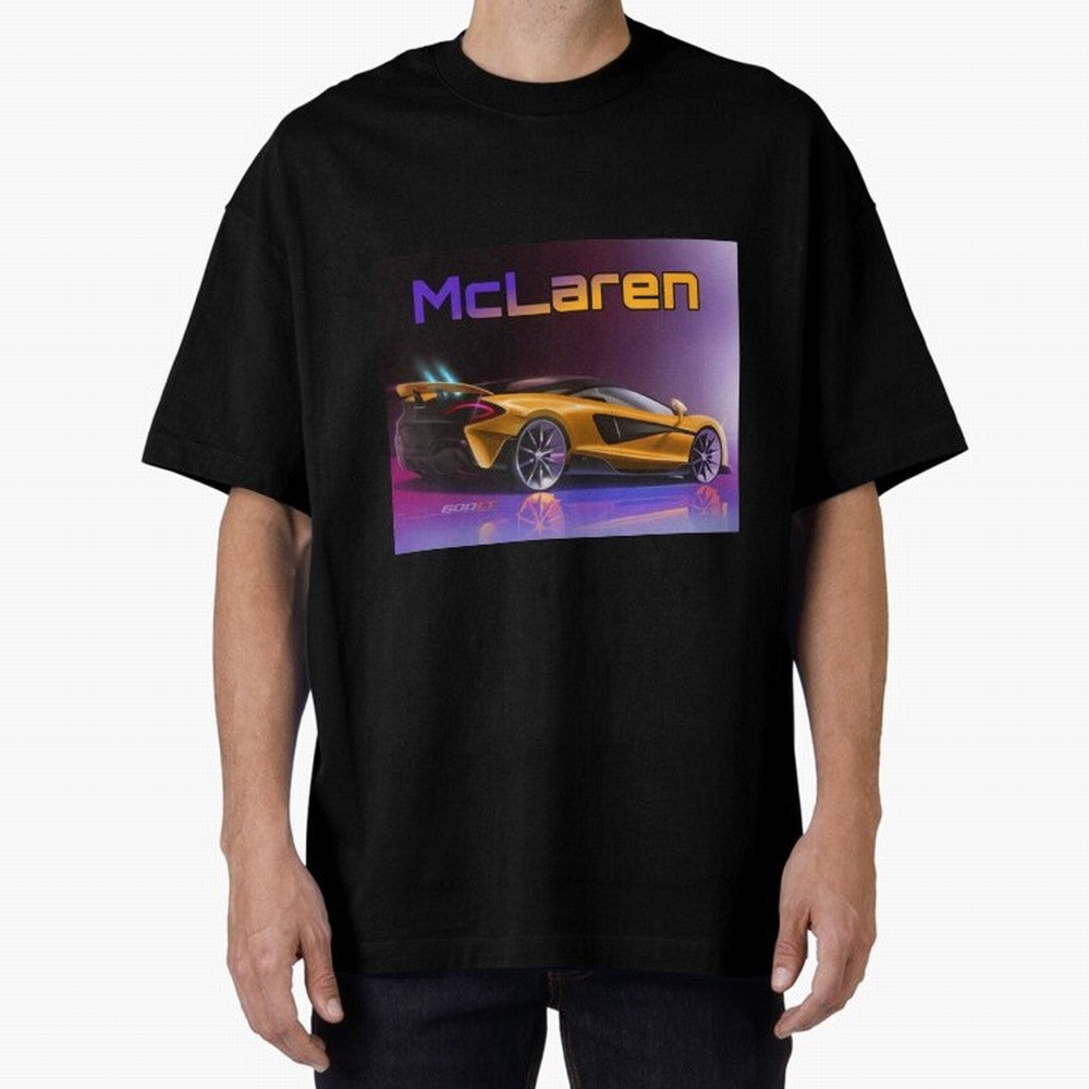 Mclaren in Gradient Metallic Color Oversized T-Shirt Carry the Dream of FIFA World Cup 2026 Spirit, Built around England, Haaland, Tournament Hype, Historic Matchups, Family Viewing Parties and Global Sports Pride; Created for Match Day Parties,