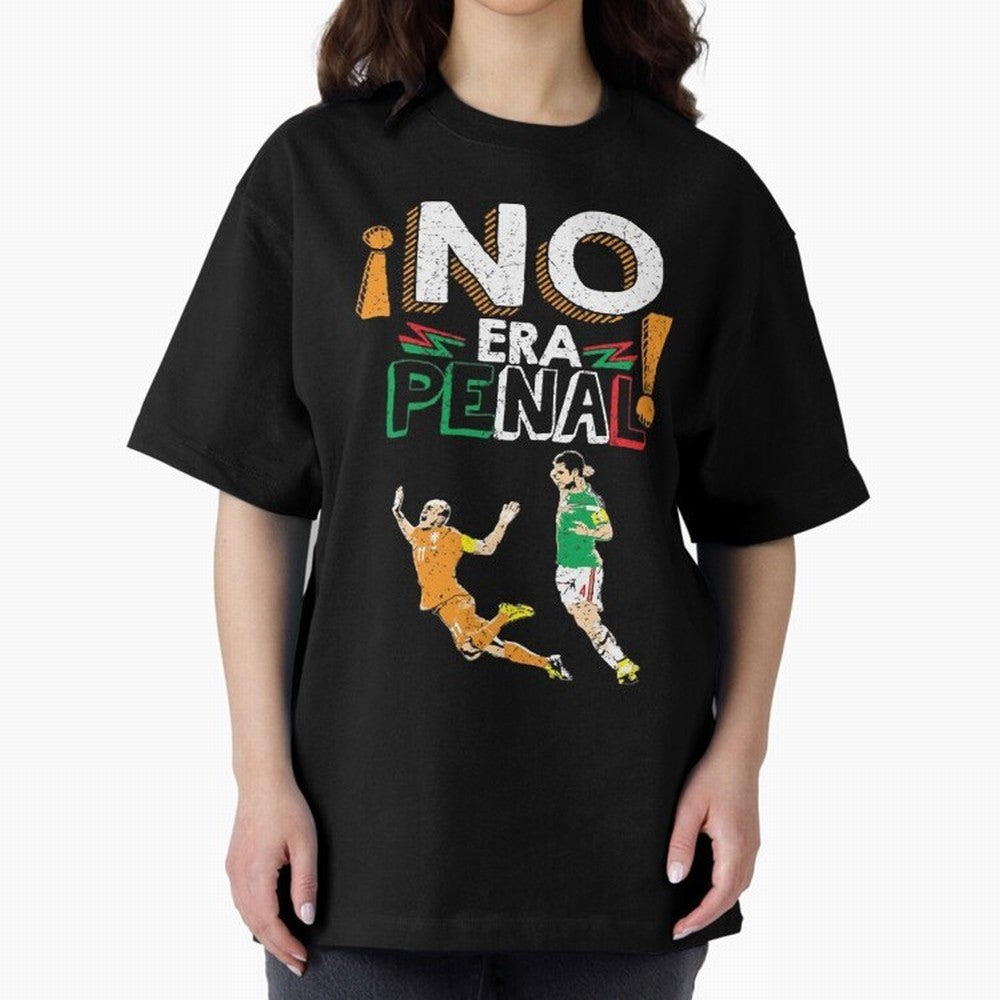 No Era Penal Oversized T-Shirt Celebrate the Biggest Stage of Match Day Hype around FIFA World Cup 2026 USA Canada Mexico, CR7 and Messi, Argentina, France and Brazil, Worldwide Fan Energy, Dramatic Goals, Stadium Lights and Championship