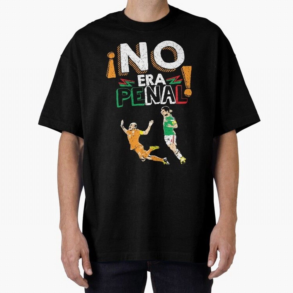 No Era Penal Oversized T-Shirt Celebrate the Biggest Stage of Match Day Hype around FIFA World Cup 2026 USA Canada Mexico, CR7 and Messi, Argentina, France and Brazil, Worldwide Fan Energy, Dramatic Goals, Stadium Lights and Championship