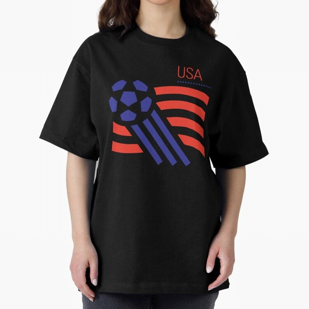 World USA 94 Oversized T-Shirt Make Every Match About Match Day Hype around FIFA World Cup 2026 Group Stage, Cristiano Ronaldo, Brazil, Portugal and Argentina, Tournament Hype, Historic Matchups, Family Viewing Parties and Global Sports Pride;