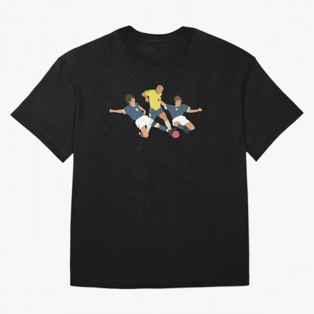 Ronaldo vs Maldini & Cannavaro Iconic Football Moment Oversized T-Shirt Show Fan Pride Across FIFA World Cup 2026 Group Stage for Fans of Cristiano Ronaldo, Haaland and CR7 and Germany, Bringing Stadium Chants, National Pride, Trophy Dreams and
