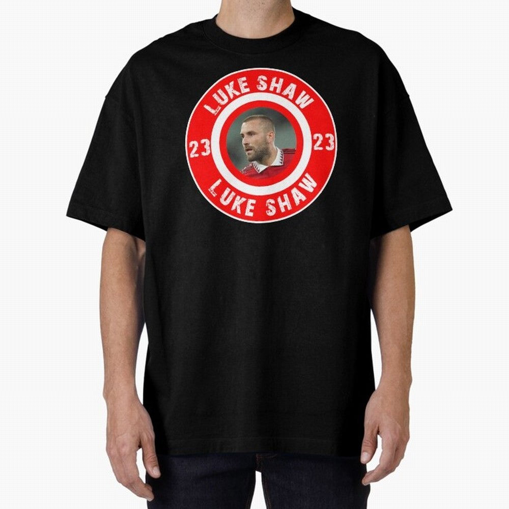 Luke Shaw Oversized T-Shirt Celebrate Classic Football Spirit in FIFA World Cup 2026 Group Stage for Fans of Haaland and Mbappe and Argentina, Bringing Football History, Final Match Energy, Crowd Noise and Once in a Lifetime Moments; Ideal for