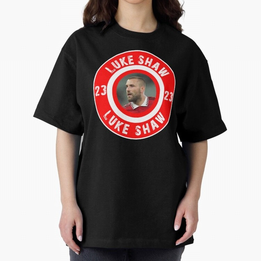 Luke Shaw Oversized T-Shirt Celebrate Classic Football Spirit in FIFA World Cup 2026 Group Stage for Fans of Haaland and Mbappe and Argentina, Bringing Football History, Final Match Energy, Crowd Noise and Once in a Lifetime Moments; Ideal for