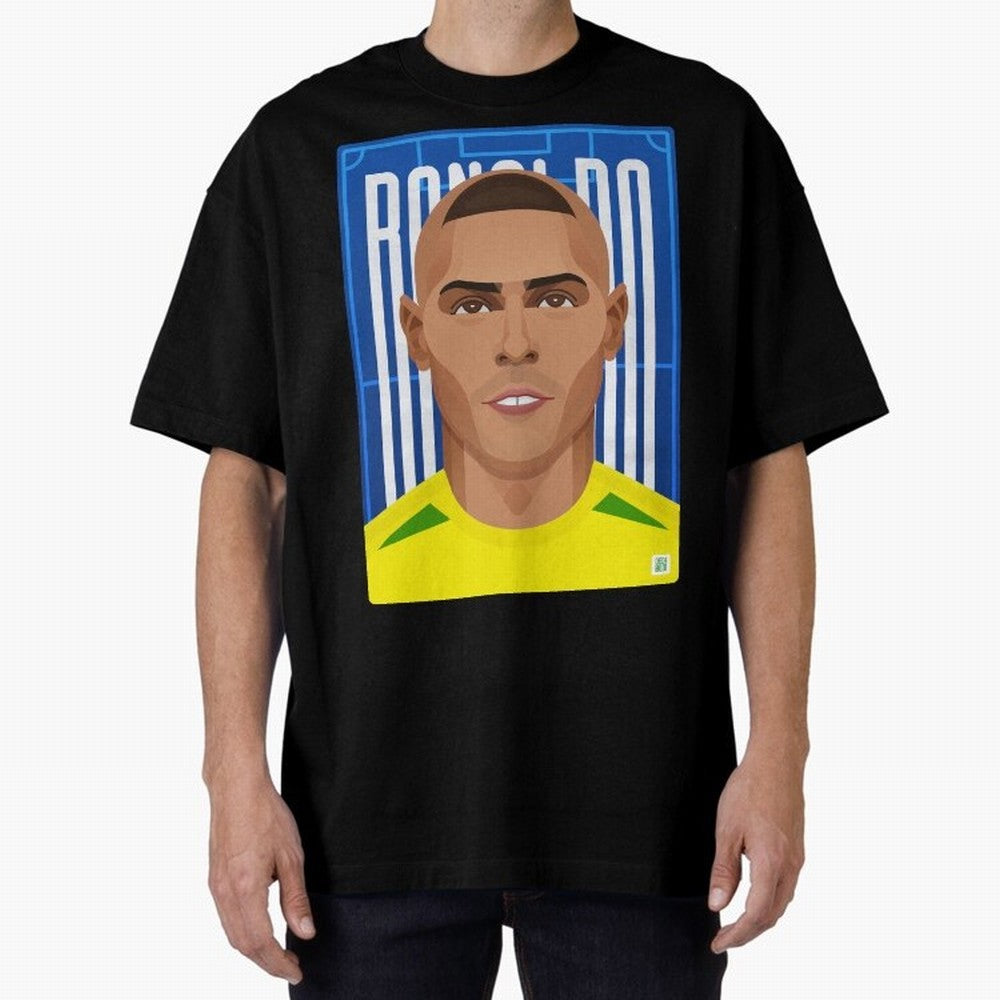 Ronaldo | The Phenomenon Oversized T-Shirt Fuel Your Fan Pride for FIFA World Cup 2026 USA Canada Mexico Made for Messi, Neymar and Mbappe, Germany Energy, Game Day Rituals, Football Legends, Country Pride and the Road to the Final; Perfect for