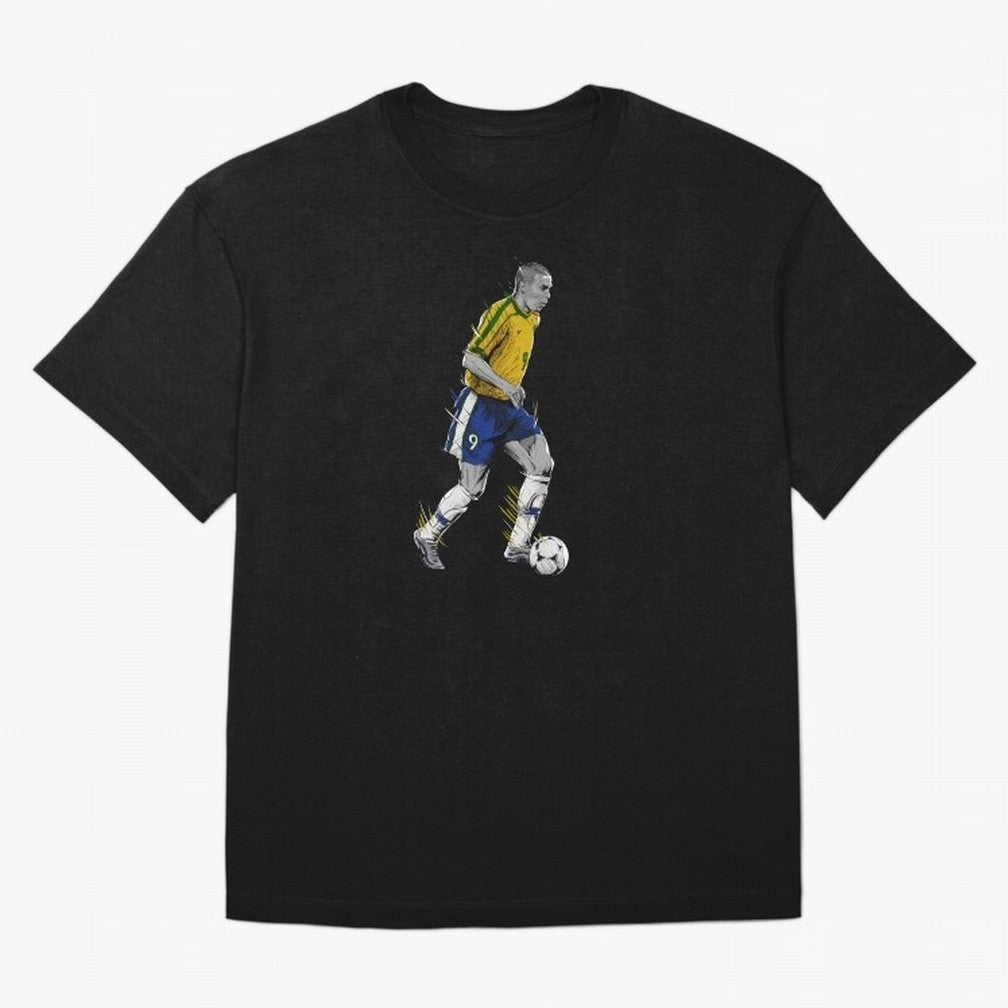 Ronaldo R9 Phenomenon Oversized T-Shirt Bring a Vintage Feel to FIFA World Cup 2026 Group Stage Spirit, Made for France and Portugal, Cristiano Ronaldo, Stadium Memories, Football Loyalty, International Chants and Championship Tradition; Made for