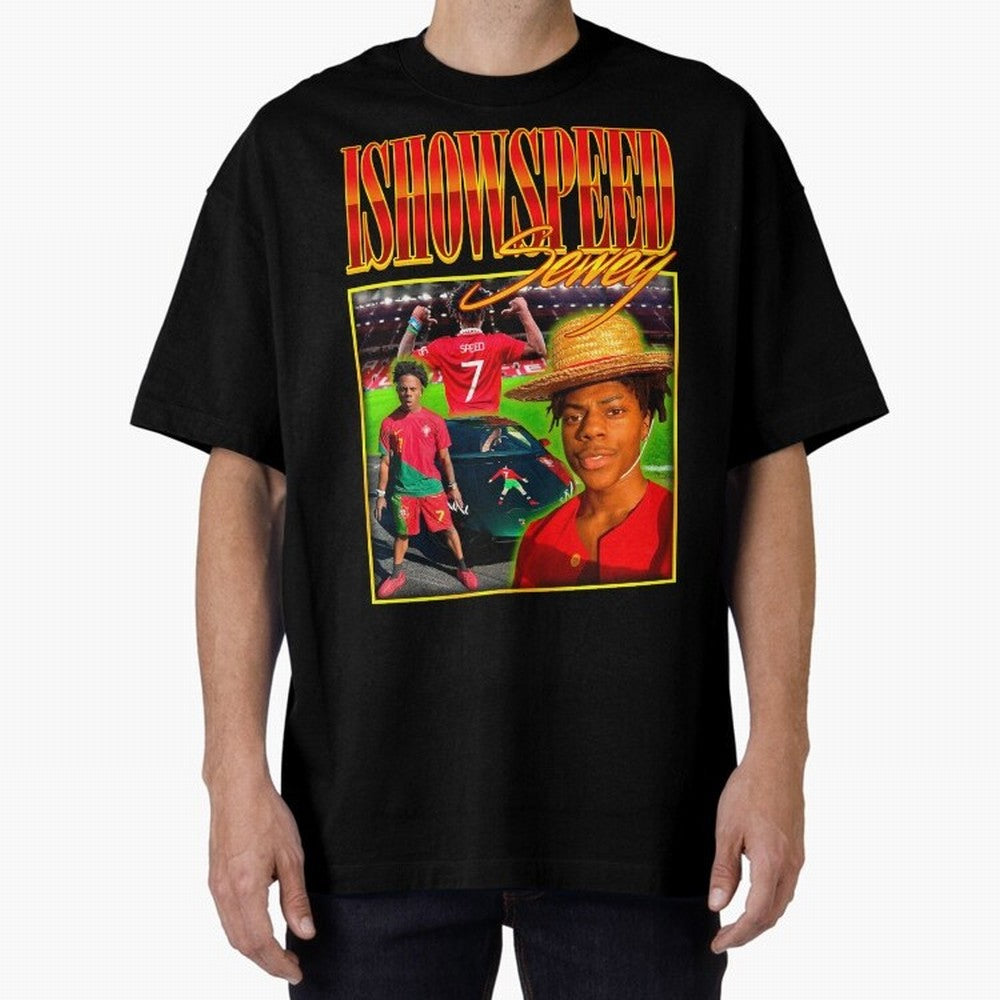 IShowSpeed Vintage Retro Y2K Design Oversized T-Shirt Fuel the Hype around FIFA World Cup 2026 Group Stage Spirit, Inspired by England and Germany, CR7, Game Day Rituals, Football Legends, Country Pride and the Road to the Final; Perfect for People