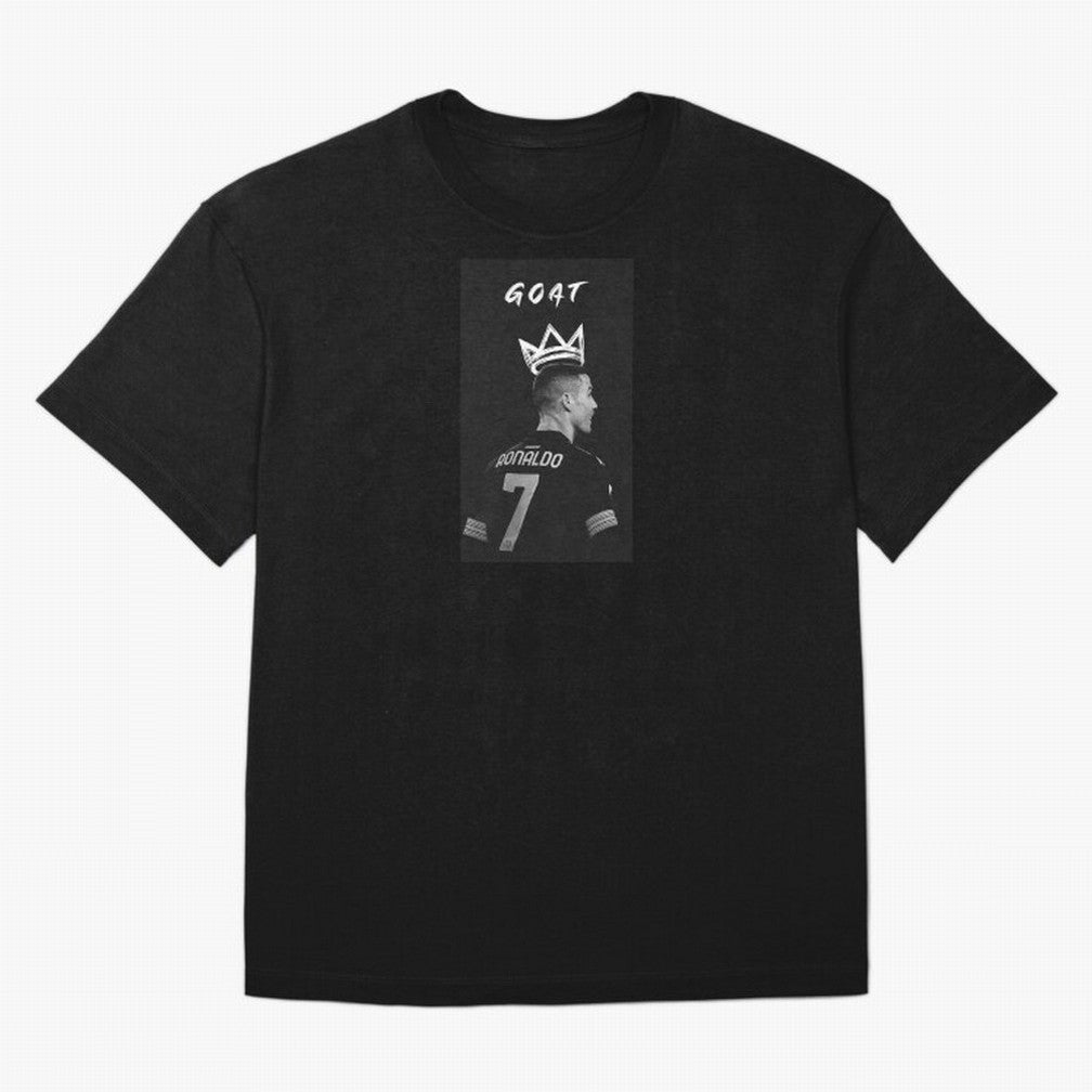 Ronaldo Goat Oversized T-Shirt Turn Football Passion into Global Football Passion for FIFA World Cup 2026 USA Canada Mexico, Built around Messi, Neymar and Mbappe, Portugal, Spain and Germany, Championship Spirit, Famous Goals, Roaring Crowds and
