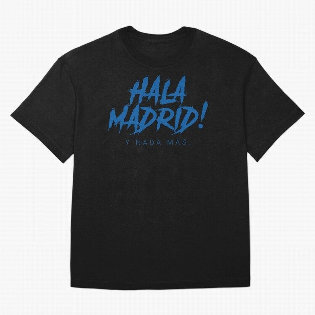Hala Madrid Oversized T-Shirt Show Your Love for FIFA World Cup 2026 Filled with CR7 and Messi, Netherlands Energy, Global Supporter Spirit, Legendary Goals, National Colors and Tournament Celebration; Built for Supporters Chasing Trophy Dreams,