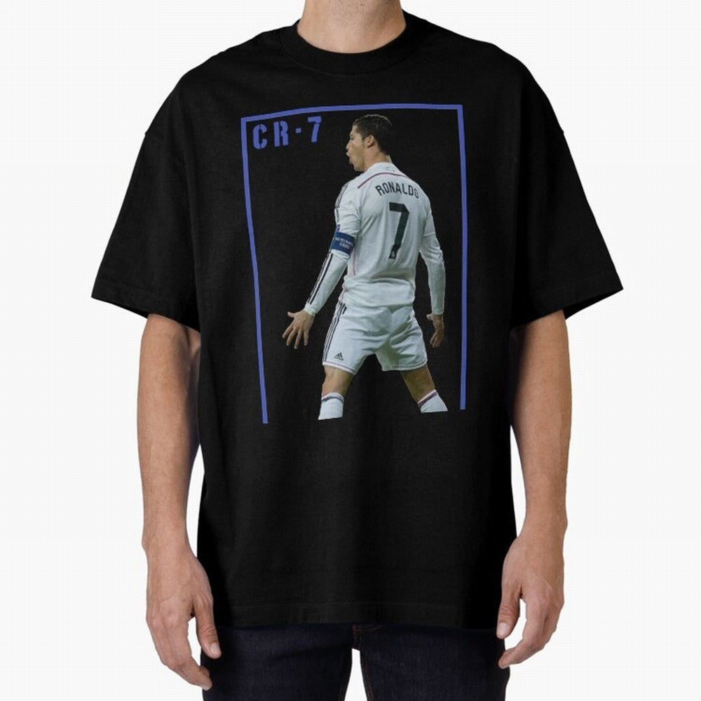 Ronaldo Christiano ronaldo Oversized T-Shirt Fuel Your Fan Pride for FIFA World Cup 2026 Spirit, Centered on England, CR7, Classic Soccer Heritage, Championship Pressure, Fan Loyalty and International Pride; Perfect for People Who Love Argentina,