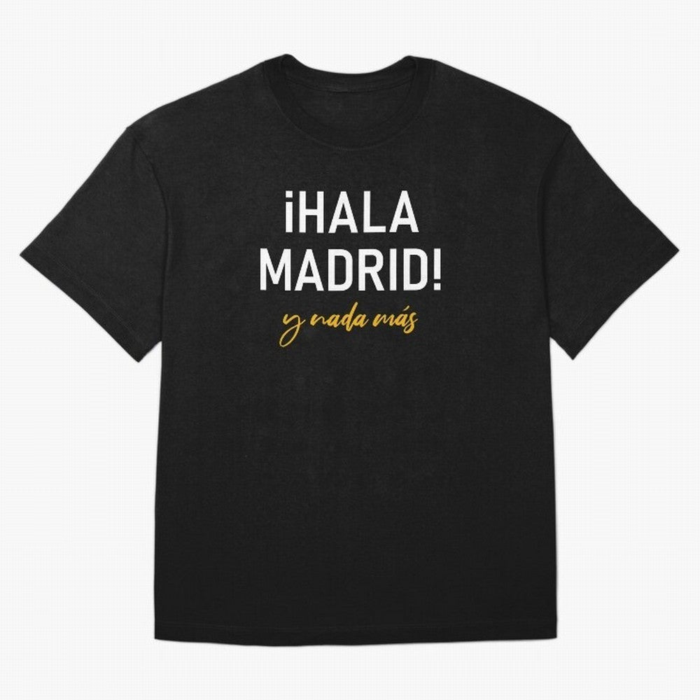 Hala Madrid Oversized T-Shirt Keep Football History Alive during FIFA World Cup 2026 Group Stage for Fans of Neymar, Haaland and Cristiano Ronaldo and France, Bringing Football Festival Excitement, Trophy Ambitions, Country Rivalries and Star