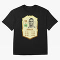 Ronaldo Ultimate Card Oversized T-Shirt Show Up for the Glory of FIFA World Cup 2026 Spirit, Connected to France, CR7 and Messi, Supporter Pride, Iconic Celebrations, Legendary Names and Global Match Day Energy; Great for Supporters Who Love