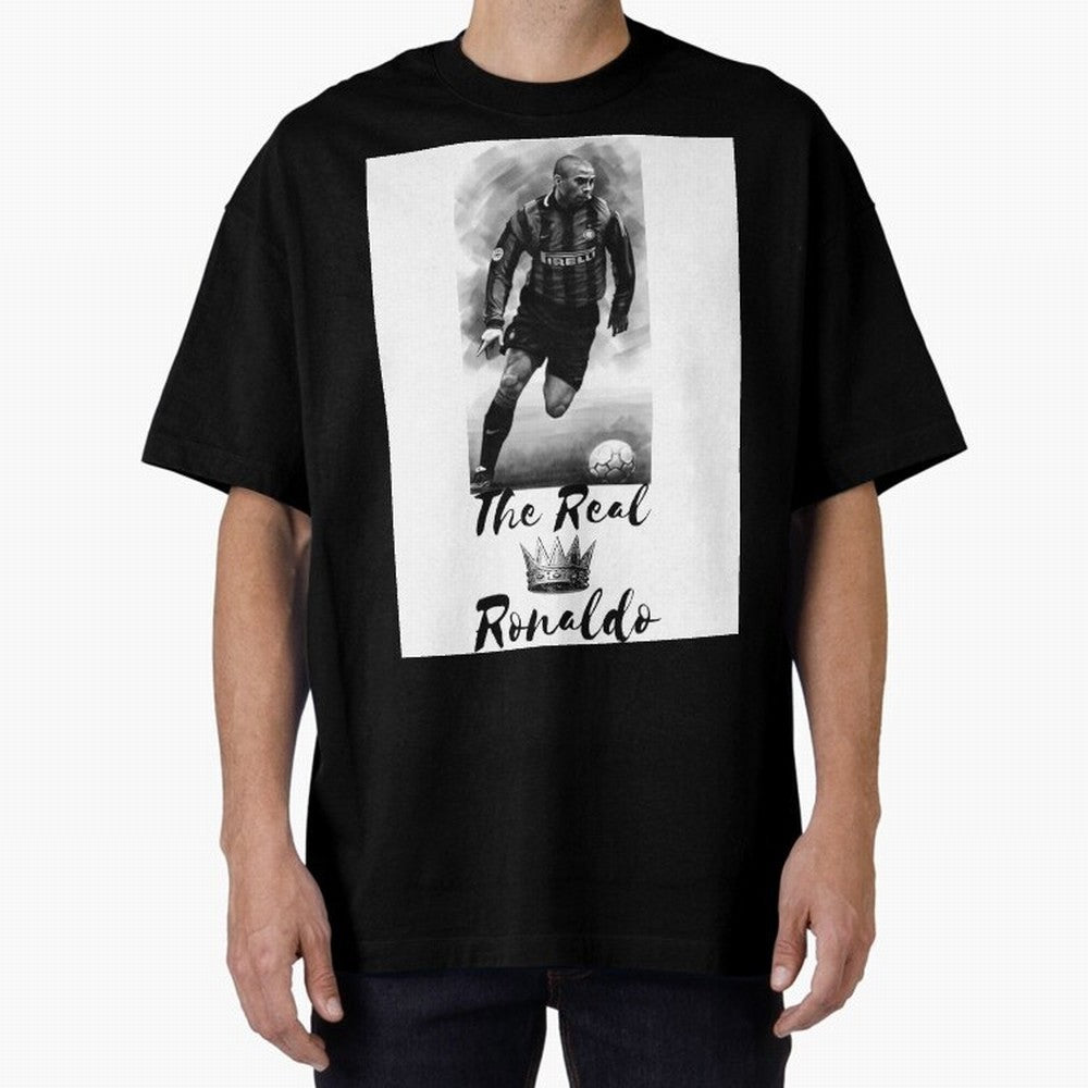 The Real Ronaldo Oversized T-Shirt Feel Match Day Hype around FIFA World Cup 2026 USA Canada Mexico, Cristiano Ronaldo, Netherlands, Match Day Excitement, Supporter Culture, Golden Goals and Global Football Passion; Perfect for People Who Love