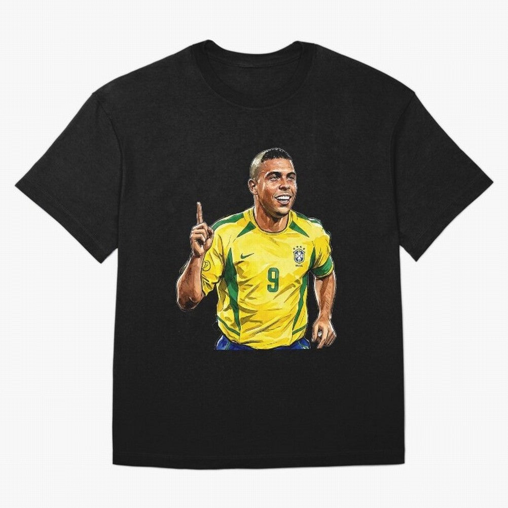 Ronaldo Fen?meno Oversized T-Shirt Celebrate the Road through FIFA World Cup 2026 for Fans of Messi, CR7 and Mbappe and Argentina, Bringing Supporter Pride, Iconic Celebrations, Legendary Names and Global Match Day Energy; Ideal for Fans Who Follow