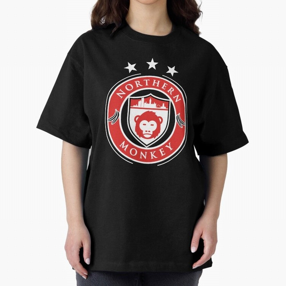 Northern Monkey United Oversized T-Shirt Get Ready for FIFA World Cup 2026 USA Canada Mexico Spirit, with England and Germany, Neymar, Haaland and Cristiano Ronaldo, Retro Football Energy, Iconic Rivalries, Trophy Chase Drama and Stadium