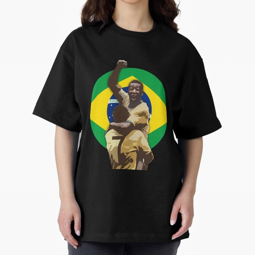 Pele Greates Footbal Player in History - Joga Bonito Oversized T-Shirt Treasure the FIFA World Cup 2026 Journey through Neymar Highlights, Argentina Pride, Soccer Culture, Superstar Moments, National Team Dreams and Competitive Fire; Perfect for